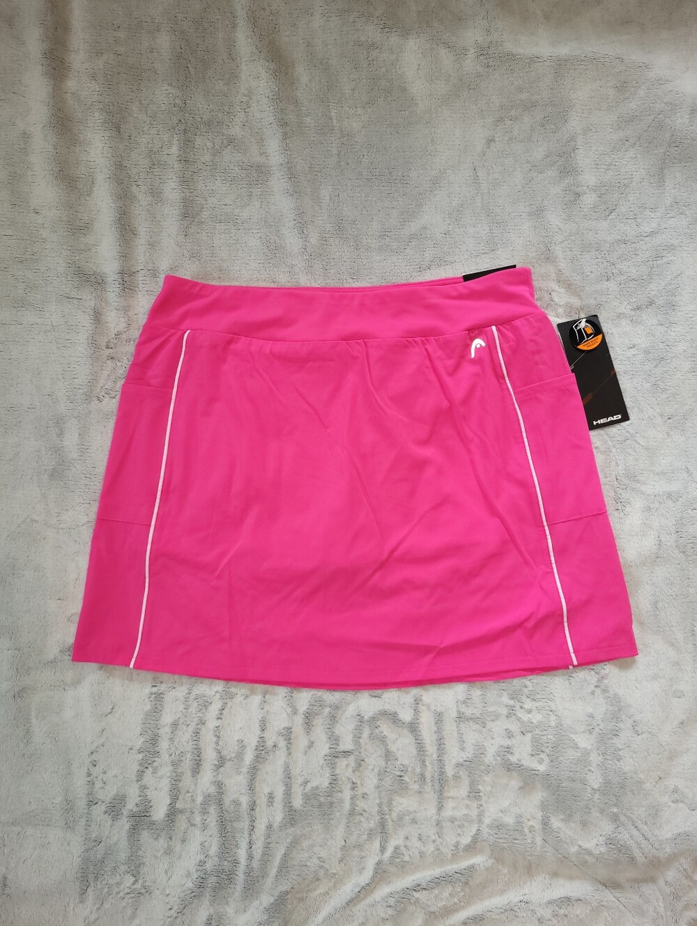 HEAD Womens Size XL Pink Skorts Pockets Tennis Pickleball Golf Built-in Shorts